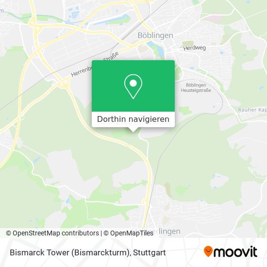 Bismarck Tower (Bismarckturm) Karte