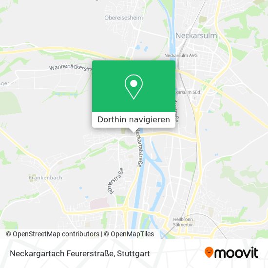 Neckargartach Feurerstraße Karte