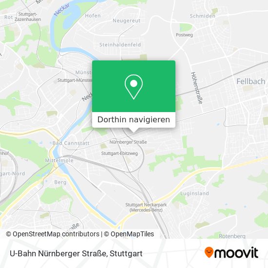 U-Bahn Nürnberger Straße Karte