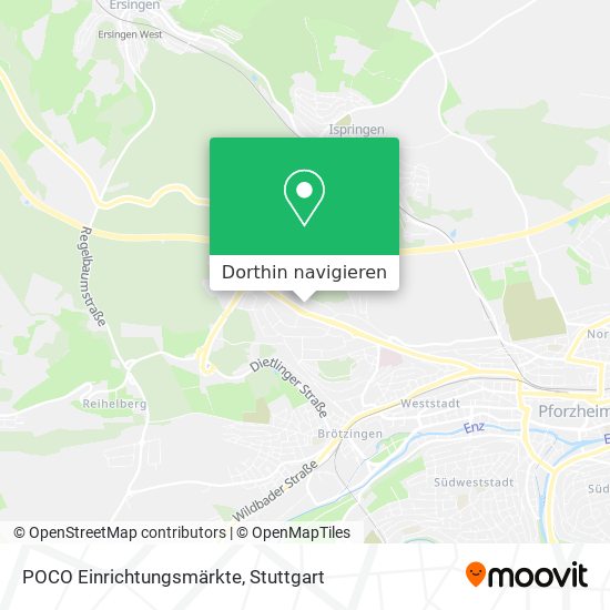 POCO Einrichtungsmärkte Karte