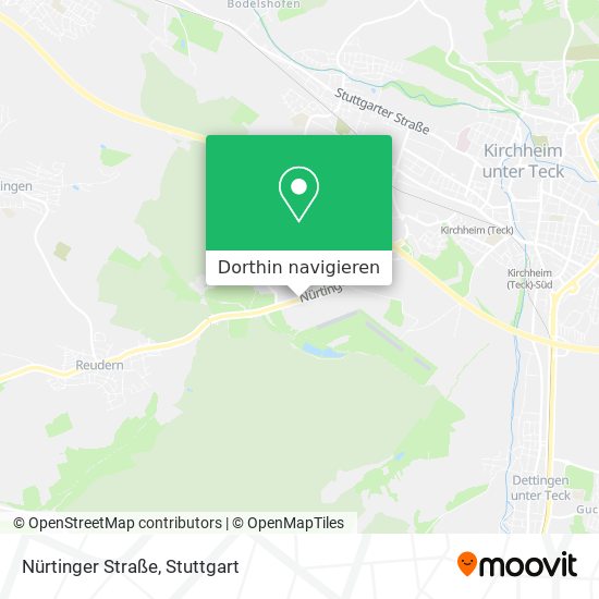 Nürtinger Straße Karte
