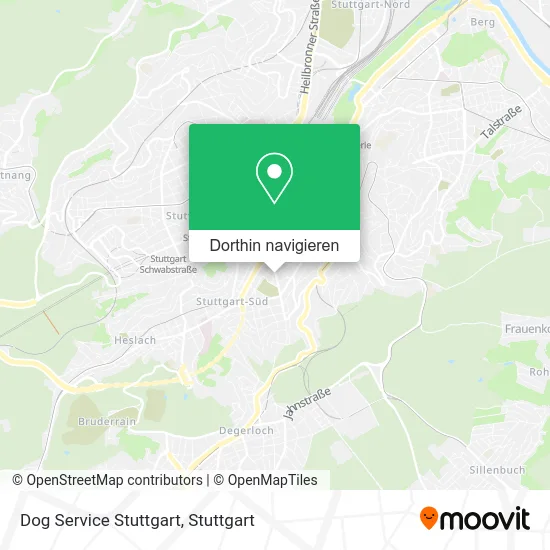 Dog Service Stuttgart Karte