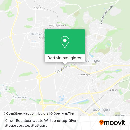 Kmz - RechtsanwäLte WirtschaftsprüFer Steuerberater Karte