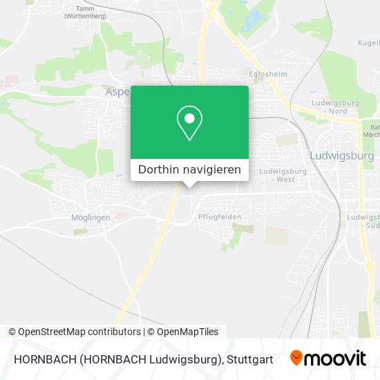 HORNBACH (HORNBACH Ludwigsburg) Karte