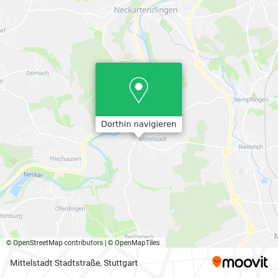 Mittelstadt Stadtstraße Karte