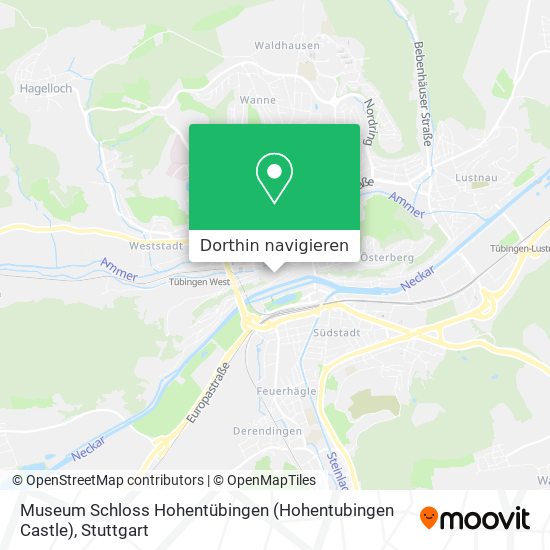 Museum Schloss Hohentübingen (Hohentubingen Castle) Karte