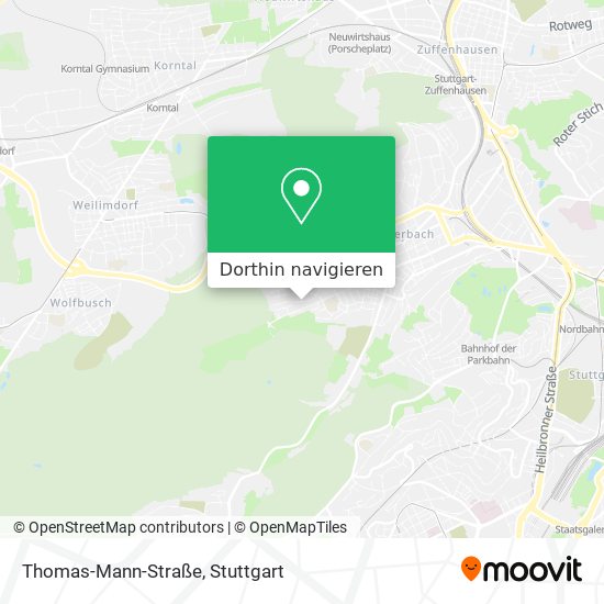 Thomas-Mann-Straße Karte