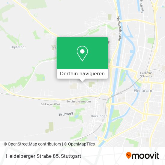Heidelberger Straße 85 Karte