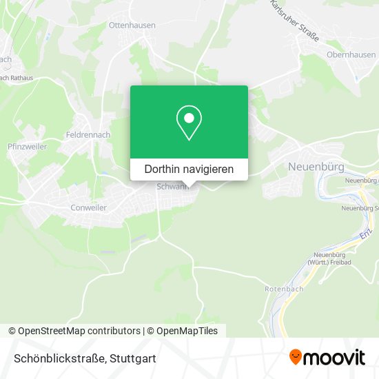Schönblickstraße Karte