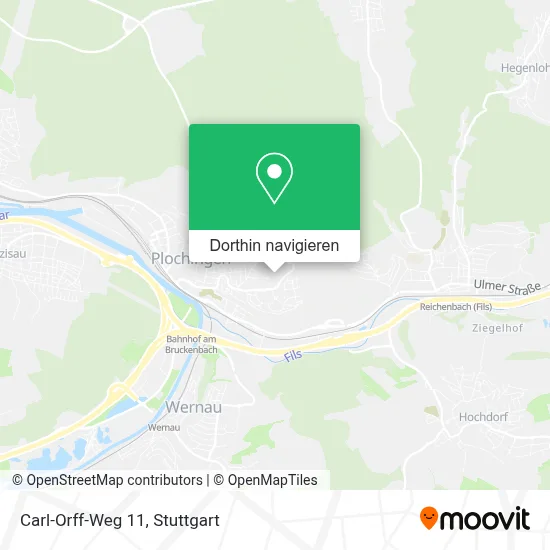 Carl-Orff-Weg 11 Karte