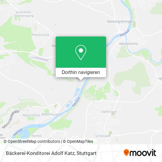 Bäckerei-Konditorei Adolf Katz Karte