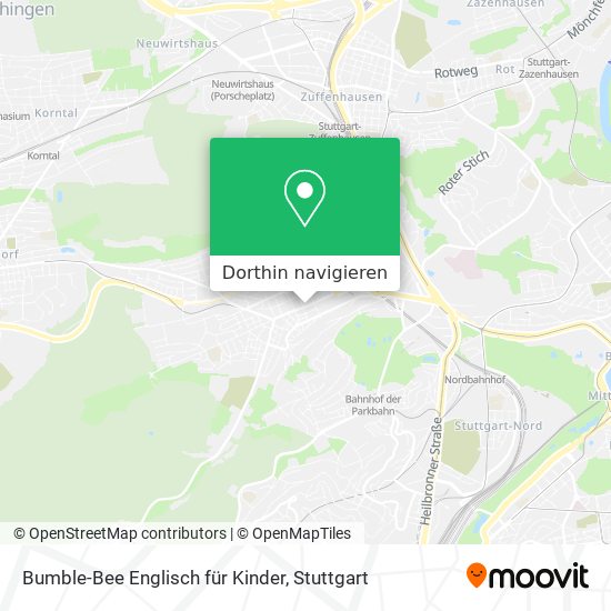 Bumble-Bee Englisch für Kinder Karte