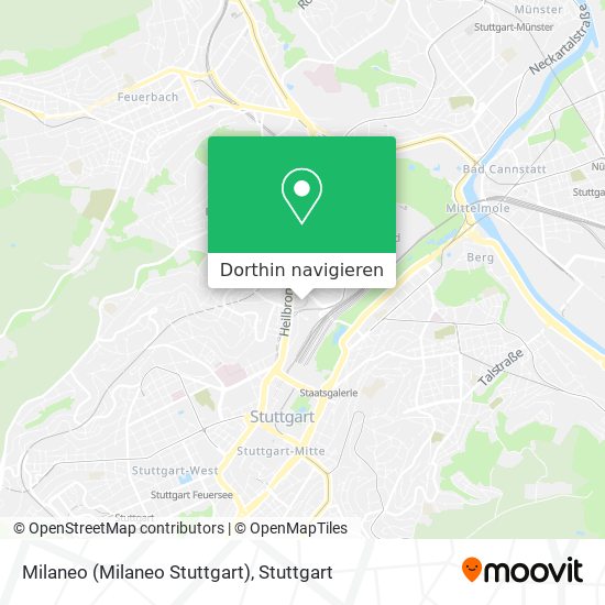 Milaneo (Milaneo Stuttgart) Karte