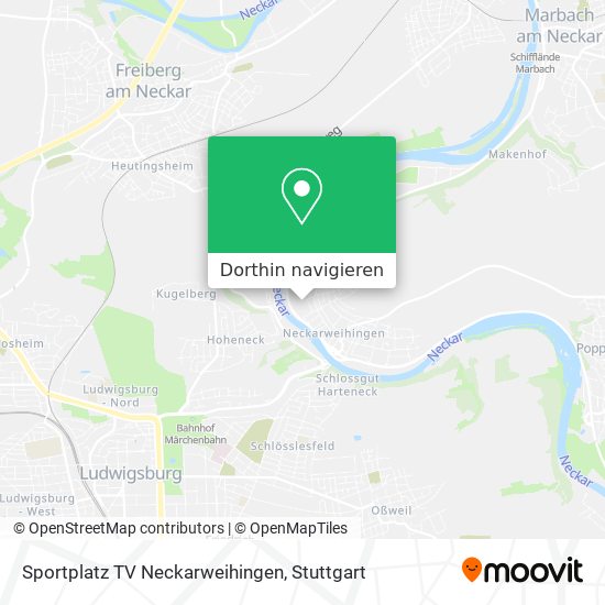 Sportplatz TV Neckarweihingen Karte