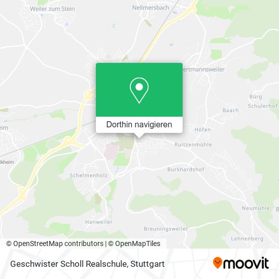 Geschwister Scholl Realschule Karte