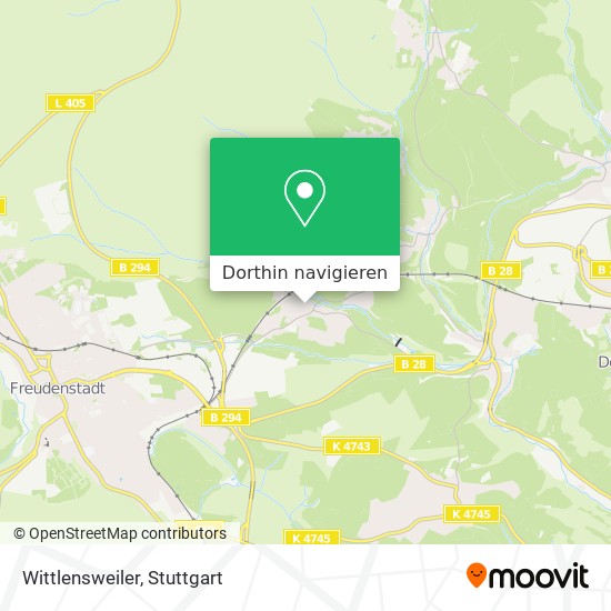 Wittlensweiler Karte