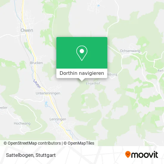 Sattelbogen Karte