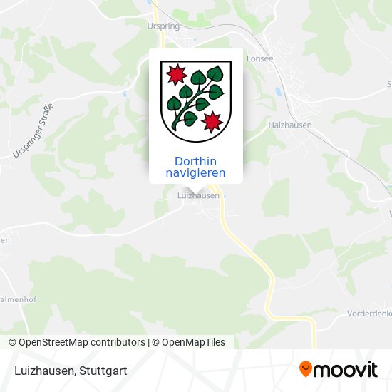 Luizhausen Karte