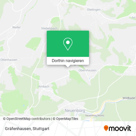 Gräfenhausen Karte