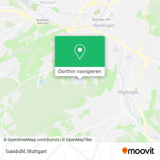 Gaisbühl Karte