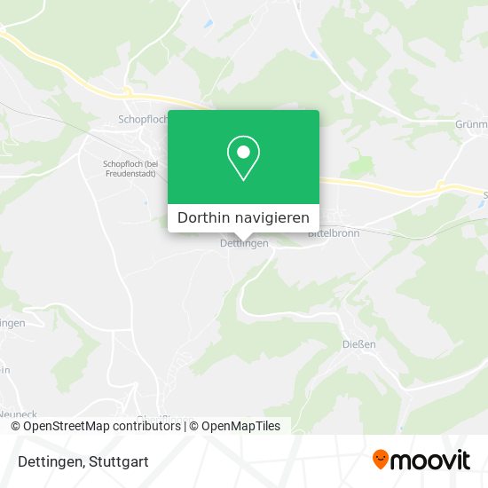 Dettingen Karte