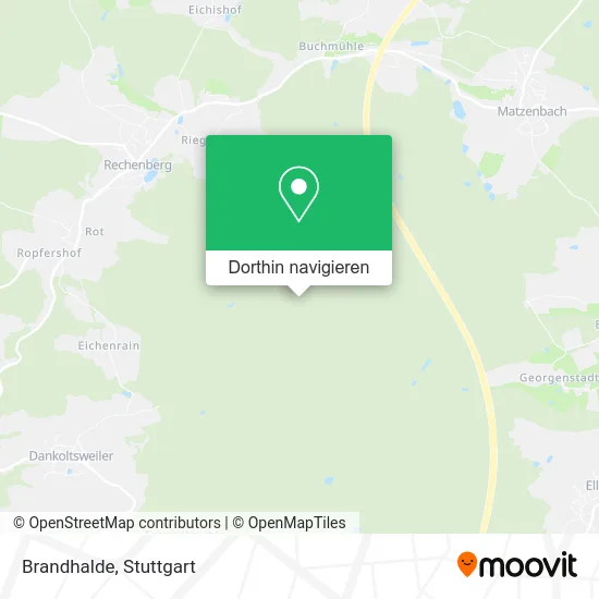 Brandhalde Karte