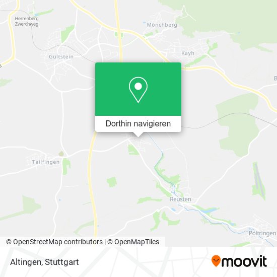 Altingen Karte