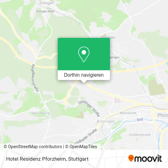 Hotel Residenz Pforzheim Karte