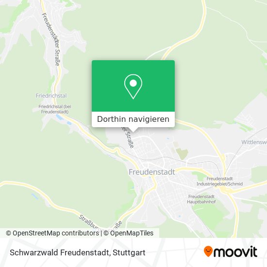 Schwarzwald Freudenstadt Karte