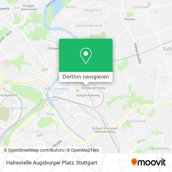 Haltestelle Augsburger Platz Karte