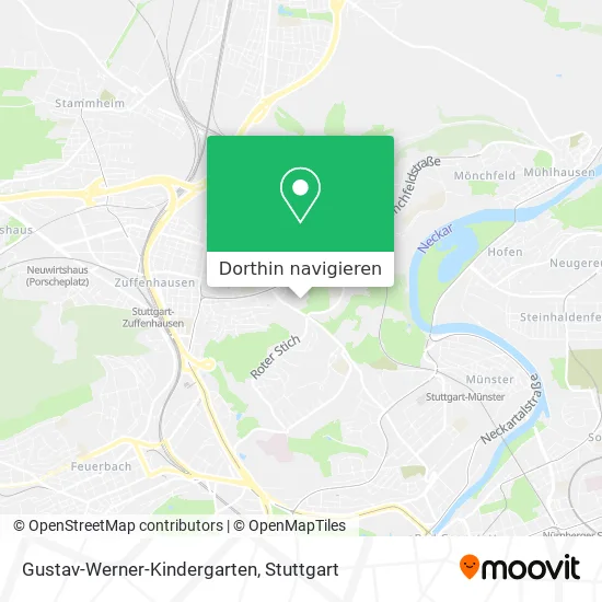 Gustav-Werner-Kindergarten Karte