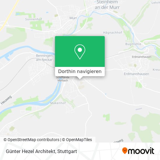 Günter Hezel Architekt Karte
