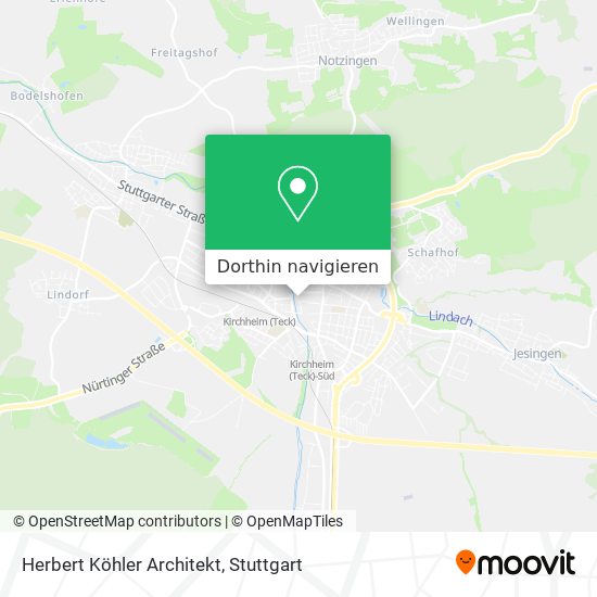 Herbert Köhler Architekt Karte