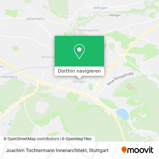 Joachim Tochtermann Innenarchitekt Karte