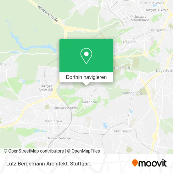 Lutz Bergemann Architekt Karte