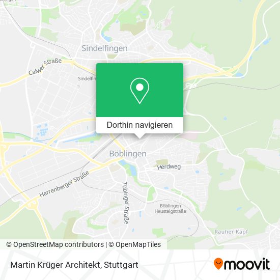 Martin Krüger Architekt Karte