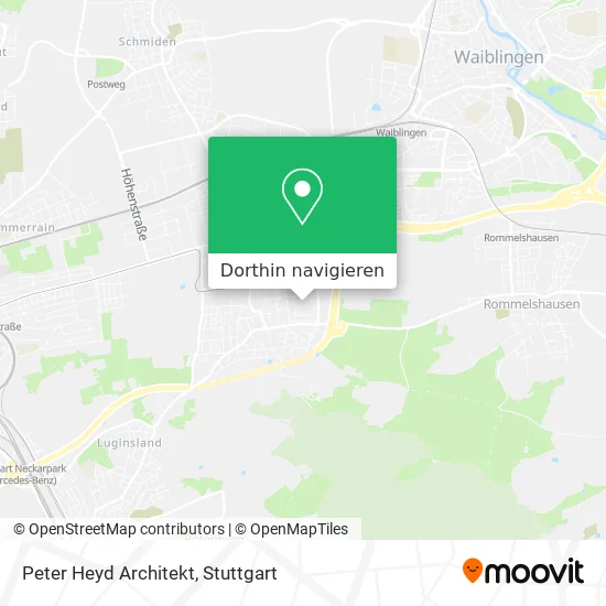 Peter Heyd Architekt Karte