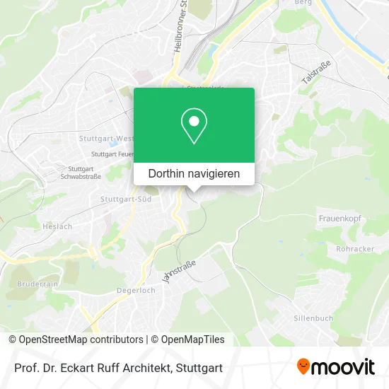 Prof. Dr. Eckart Ruff Architekt Karte