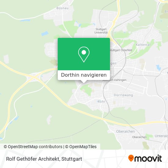 Rolf Gethöfer Architekt Karte