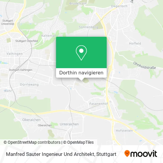 Manfred Sauter Ingenieur Und Architekt Karte