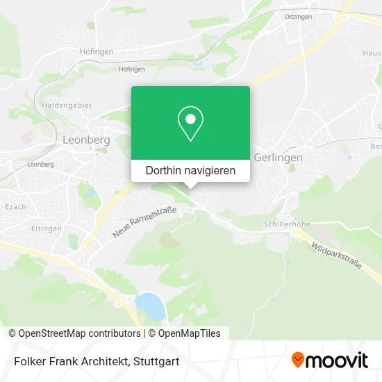 Folker Frank Architekt Karte