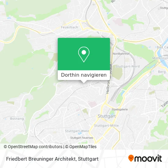 Friedbert Breuninger Architekt Karte