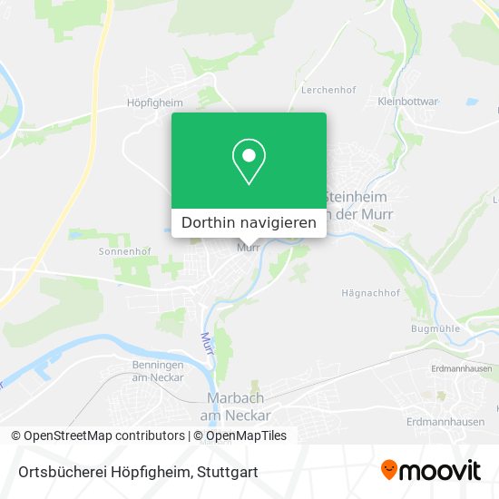 Ortsbücherei Höpfigheim Karte