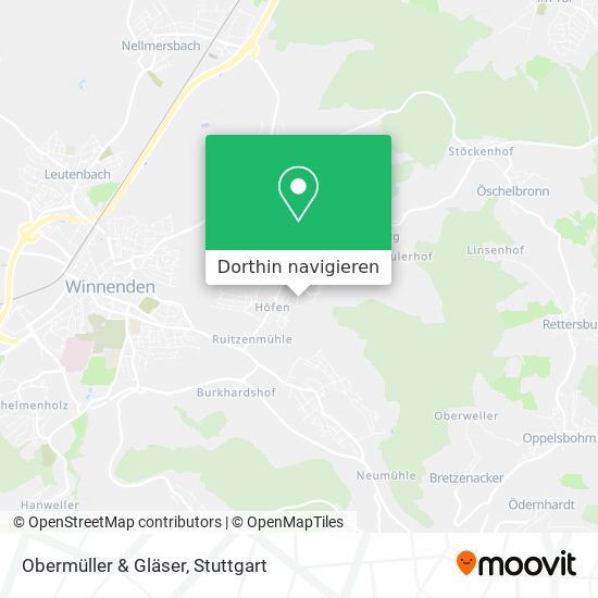 Obermüller & Gläser Karte