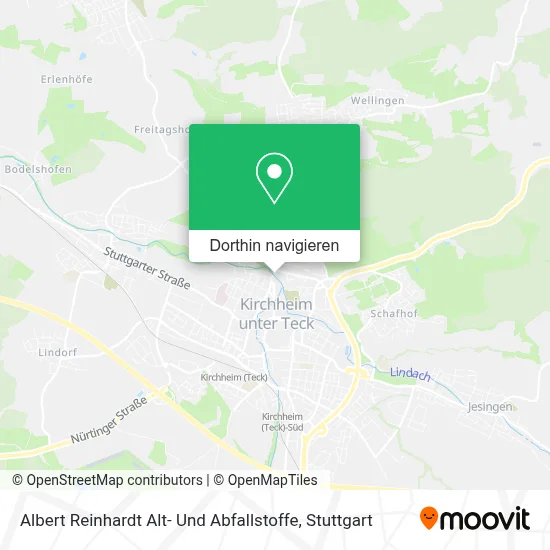 Albert Reinhardt Alt- Und Abfallstoffe Karte