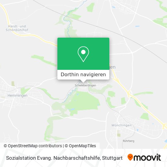 Sozialstation Evang. Nachbarschaftshilfe Karte