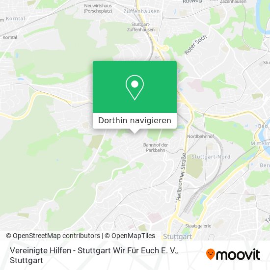 Vereinigte Hilfen - Stuttgart Wir Für Euch E. V. Karte