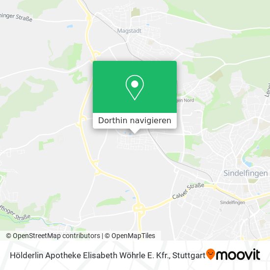 Hölderlin Apotheke Elisabeth Wöhrle E. Kfr. Karte