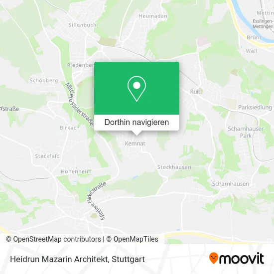 Heidrun Mazarin Architekt Karte