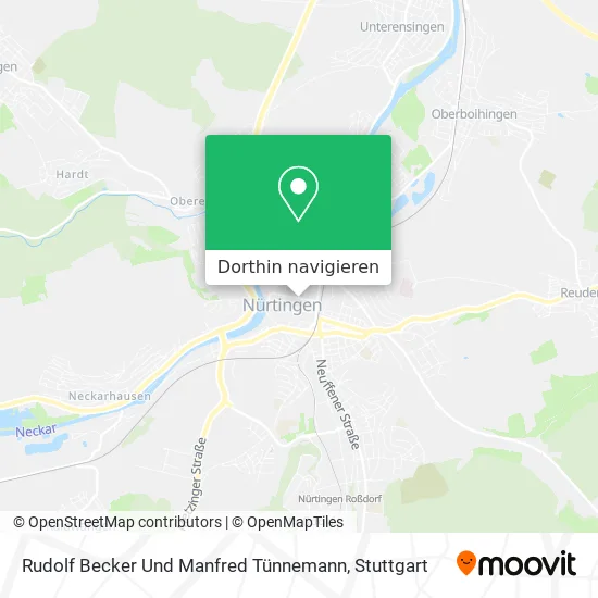 Rudolf Becker Und Manfred Tünnemann Karte